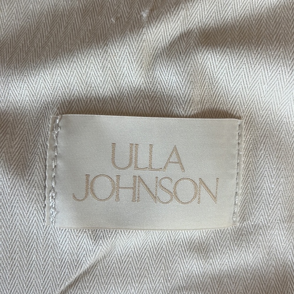 Ulla Johnson Multicolor Woven Straw Tote with Tan Leather Trim - Picture 8 of 8
